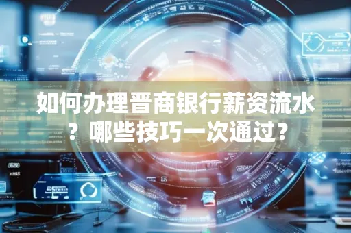 如何办理晋商银行薪资流水?哪些技巧一次通过?
