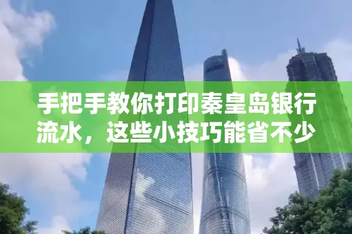 手把手教你打印秦皇岛银行流水,这些小技巧能省不少事