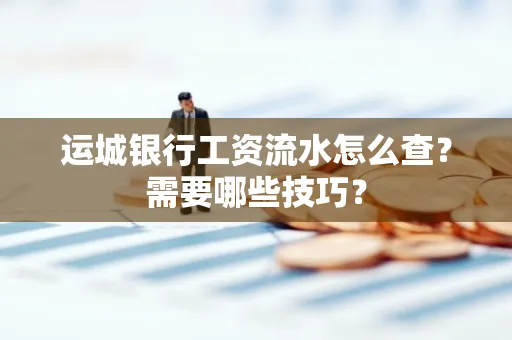 运城银行工资流水怎么查?需要哪些技巧?