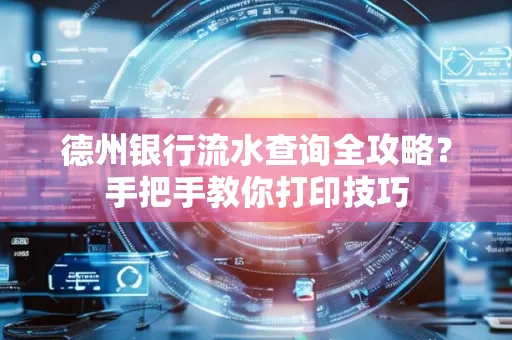 德州银行流水查询全攻略?手把手教你打印技巧